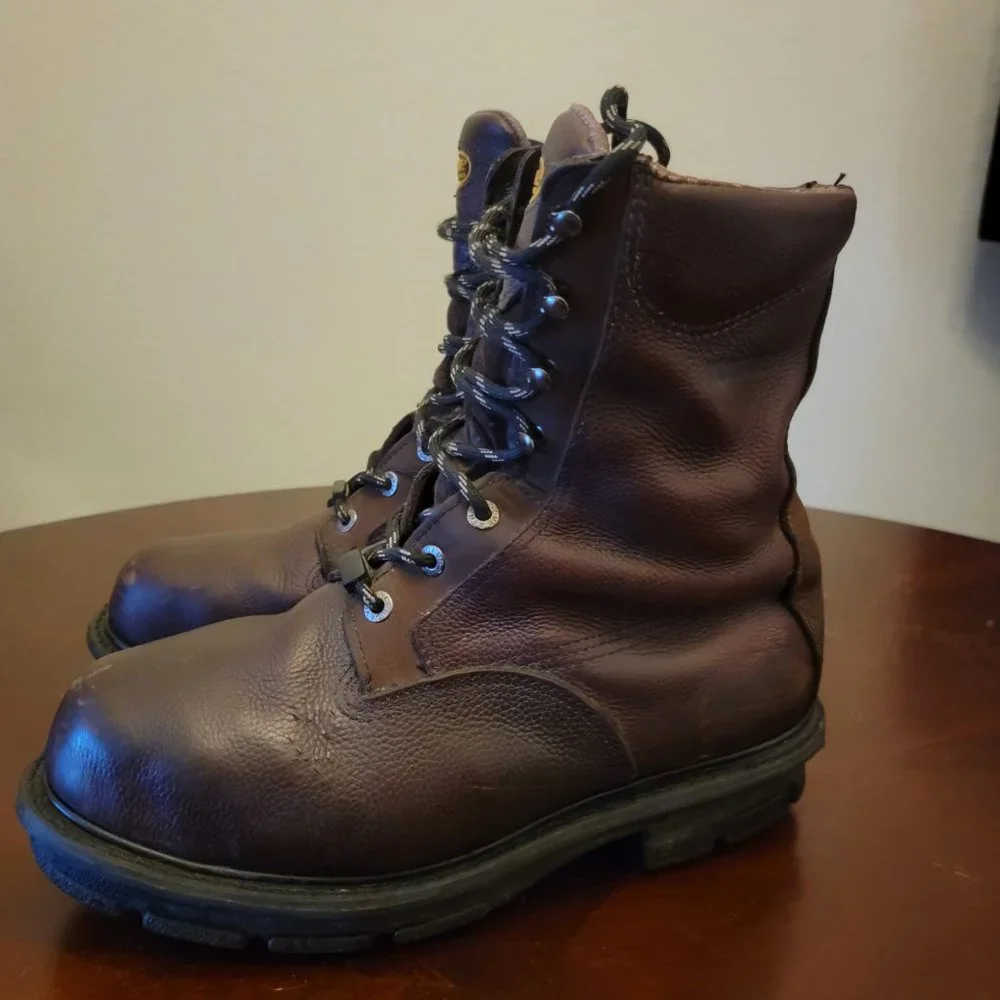 Men's Wolverine 8" Fusion Steel Toe Internal Meta Guard Work Boot W01664 Size 10 - Picture 6 of 11